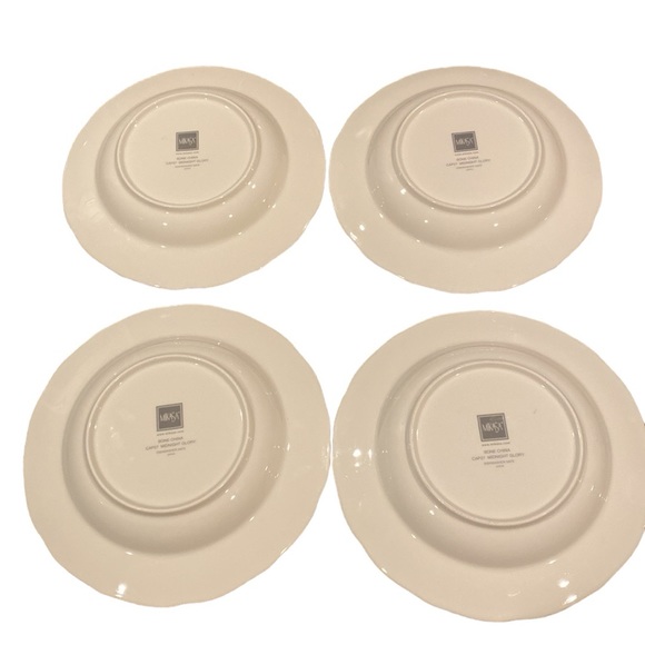 Very Rare Mikasa Midnight Glory Bone China Fine Dining Set of 4 Bowls - Picture 4 of 6